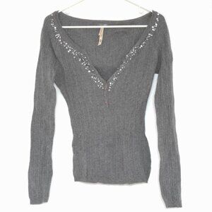 Vintage Aeropostale Long Sleeve Sequin Shirt